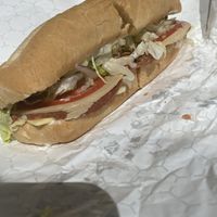 Italian sub at Firehouse Deli in Gaithersburg