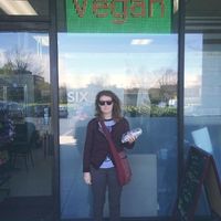 clearly caters to vegans at Firehouse Deli in Gaithersburg