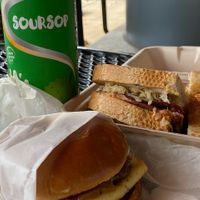 The vegan SEC (sausage, egg, cheese) and vegan reuben at Firehouse Deli in Gaithersburg
