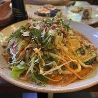 Noodles with vegan beef  at Sen Vegan in Berlin