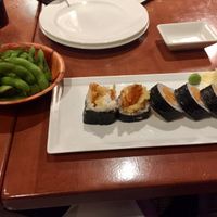 sweet potato tempura roll at Maru Sushi in Grand Rapids