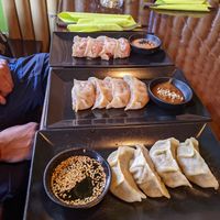 Div. vegane Dumplings at Dumplinghouse in Kassel