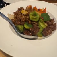 Sweet and sour  pork   at Clover Plant Based Kitchen & Bar  in Central Singapore