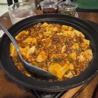 Mapo tofu   at Clover Plant Based Kitchen & Bar  in Central Singapore