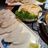 Radish, Tofu skin, Lotus root at Lius Hotpot - 刘一手重庆火锅 Liu Yi Shou in Frankfurt