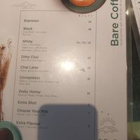 Oat and soya milk available at The Bare Bottle in Kuta