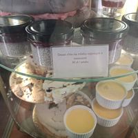 one of the vegan desserts at Capuccino Cafe Jastarnia in Jastarnia