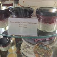 another vegan dessert at Capuccino Cafe Jastarnia in Jastarnia