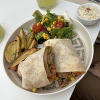 Heura wrap  at Finde Café in Tenerife