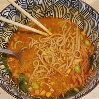 Spicy ramen #Veganuary at Ramen O'Bowl in Cambridge