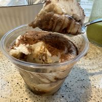 Vegan tiramisu!  at Ramen O'Bowl in Cambridge