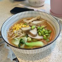 Tom yum soup  at Ramen O'Bowl in Cambridge