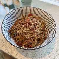 Mala cold ramen  at Ramen O'Bowl in Cambridge