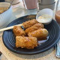 Buffalo drumsticks  at Ramen O'Bowl in Cambridge