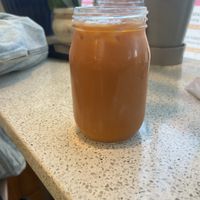 Thai iced tea   at Ramen O'Bowl in Cambridge