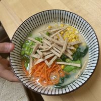 Miso ramen  at Ramen O'Bowl in Cambridge