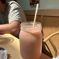 Strawberry smoothie  at Ramen O'Bowl in Cambridge