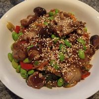 Glass noodles at Bap & Dak in Brussels