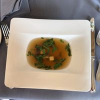 Bouillon de légumes au tofu  at Golfhotel Les Hauts de Gstaad in Saanenmoeser