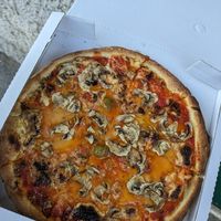 Pizza Funghi Vegan at Fast Food Pistaccio in Split