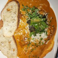 Beet ravioli at The Palms Restaurant & Lounge in Victoria