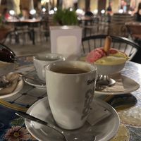 Black chocolate, strawberry, mixed berries and ananas sorbets   at Bar Duomo in Cefalu