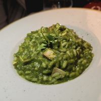 Vegan Risotto with tofu pieces at Ankora in Cavtat