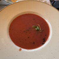 Strawberry gazpacho   at Ankora in Cavtat