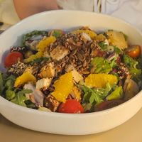 Basil tofu salad at Ankora in Cavtat