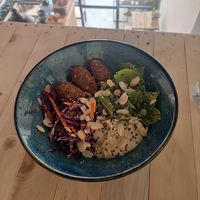 Falafel salad at Onions in Koh Tao