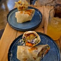 Good falafel wrap and tempe wrap at Onions in Koh Tao