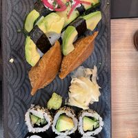 vegan sushi set  at Hanko Aasia in Espoo