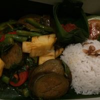 eggplant stir fry takeaway  at ABE-DO in Ubud