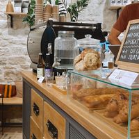 Coffee shop with vegan milk options   at Chi Coffee in Trogir