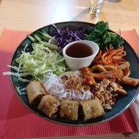 Noodle salad at Vietnam Street Food in Athens