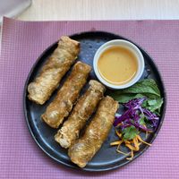 Spring rolls  at Vietnam Street Food in Athens