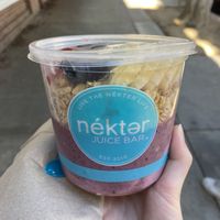 Açaí bowl at Nekter Juice Bar in Santa Monica