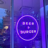 .  at Beer + Burger in North London