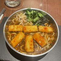 Vegan tofu ramen  at Ramen Bambu in Porto