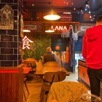 Halloween decorations  at Lana Thai in Galway