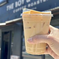 Iced Oat Milk Latte  at The Boy & The Bear in Redondo Beach