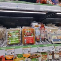 Sausages etc at Denns BioMarkt in Koblenz