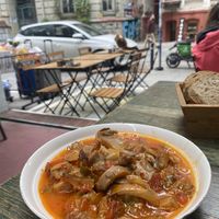 Cooked Mushroom   at Leylak Cafe in Istanbul