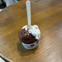 Chocolate and coconut  at Che Gelats! in La Palma