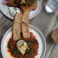 avocado toast at the top (we added egg, normally vegan) at Single O in Surry Hills