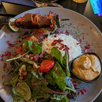 Gemüse-Grillspieße at memán restaurant in Hamburg