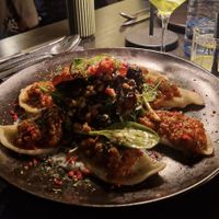 Vegan Ravioli at memán restaurant in Hamburg