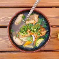 Wantan Suppe at Fam Linh in Heidenheim