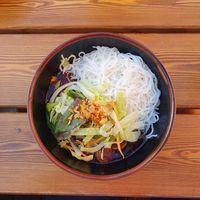 Bun Xao Xa Ot mit veganem Rind at Fam Linh in Heidenheim