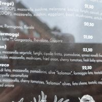 One vegan option on menu at Casa Di Kaspi in Bruges
